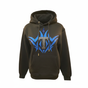 Female Hoodie With Rhinestones