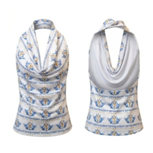 TDL Cowl Neck Halter Top